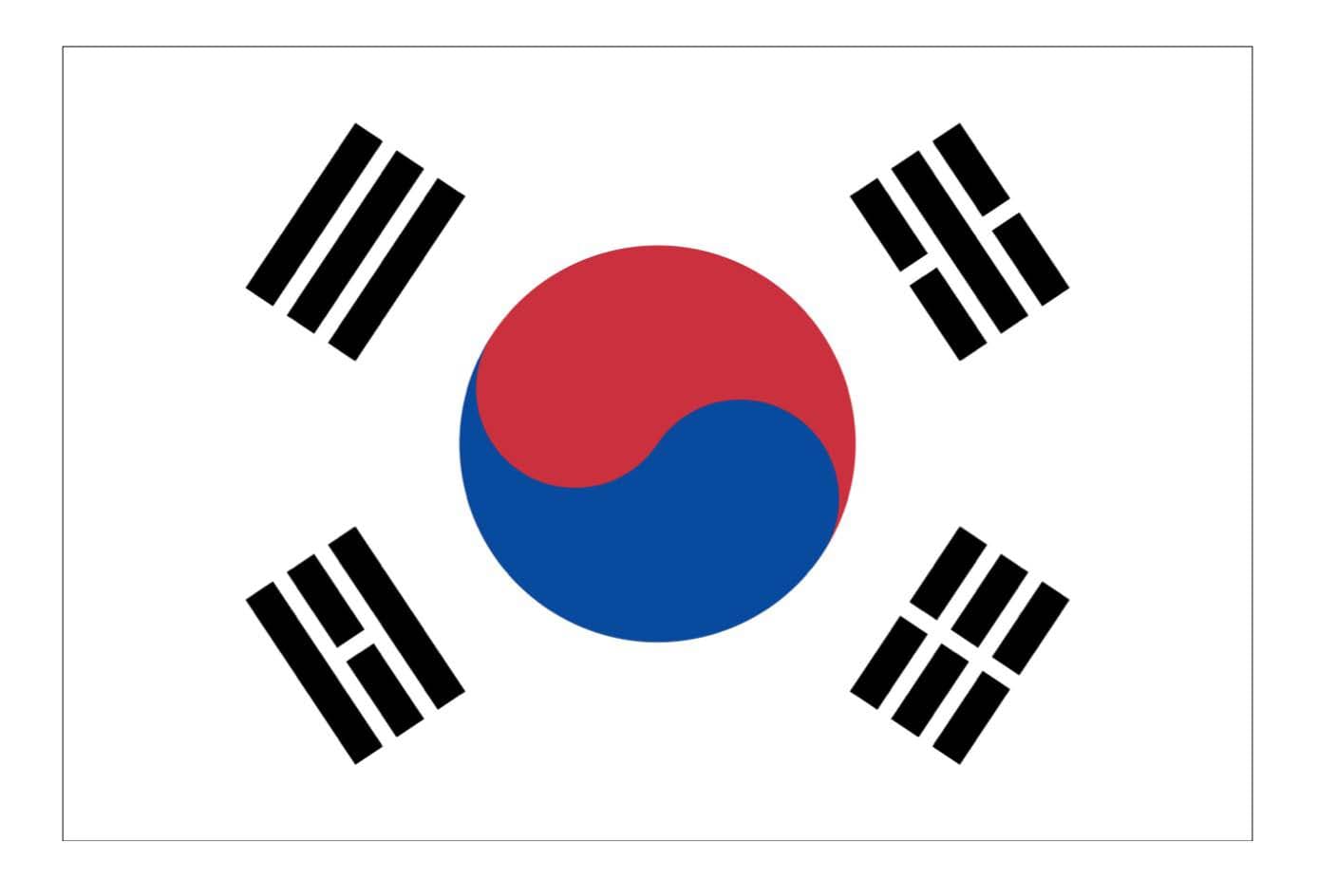 Sydkoreas flag